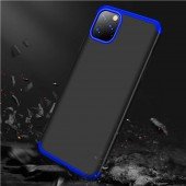 Пластиковая накладка LikGus 360 градусов для Apple iPhone 11 Pro Чёрный/Синий Пластиковая накладка LikGus 360 градусов для Apple iPhone 11 Pro Чёрный/Синий
