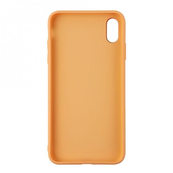 Чехол U-Like Glossy Logo series для iPhone Xr Peach-2