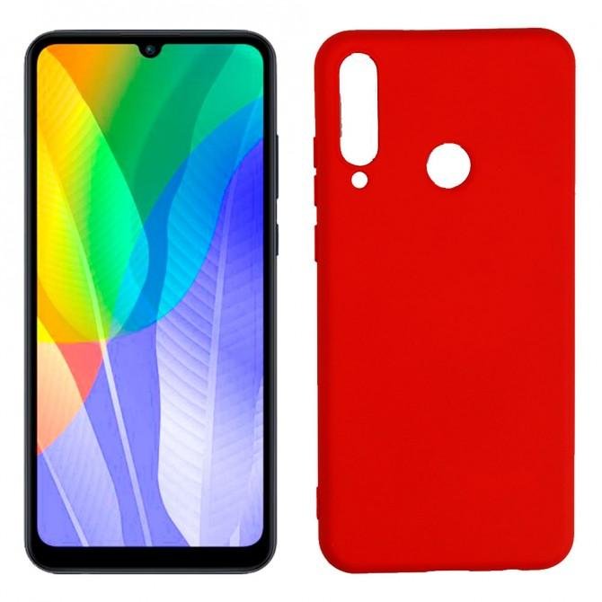 Чехол Soft Case для Huawei Y6P Червоний FULL