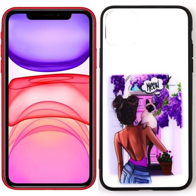 Чехол U-Like Girls series для iPhone 11 Furry Friend