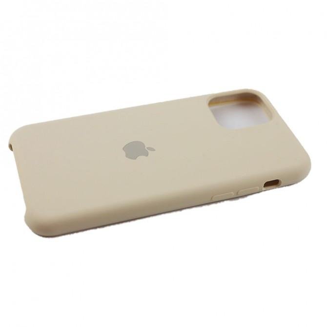 Чехол силиконовый для iPhone 11 Молочный-3