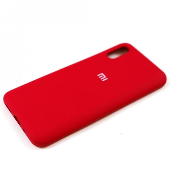 Чохол силіконовий для Xiaomi Redmi 9a Яскраво рожевий FULL-4