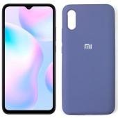Чохол силіконовий для Xiaomi Redmi 9a Світло сірий FULL