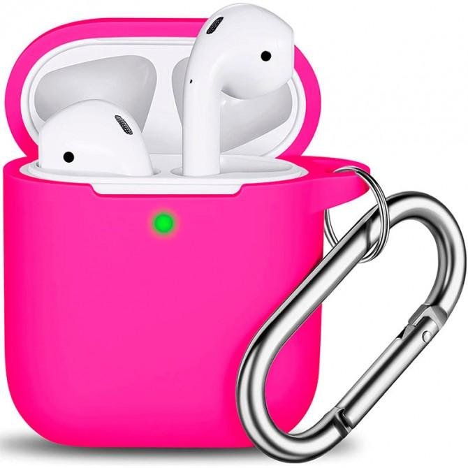 U-Like Silicone Protective Case For Airpods Hot Pink
