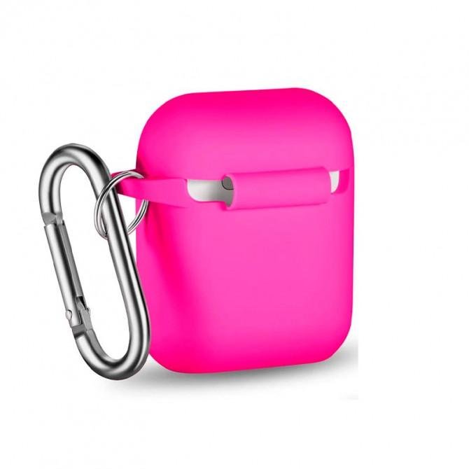 U-Like Silicone Protective Case For Airpods Hot Pink-1