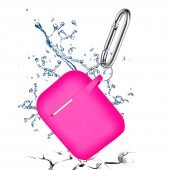 U-Like Silicone Protective Case For Airpods Hot Pink U-Like Silicone Protective Case For Airpods Hot Pink
