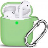Чохол Silicone Protective Case For Airpods Pine Green Чохол Silicone Protective Case For Airpods Pine Green