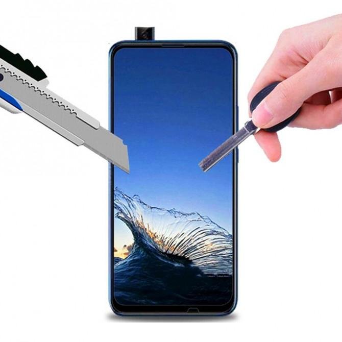 Захисне скло для XIAOMI Poco F2 Pro/K30/K30 Pro Full Glue (0.3 мм, 2.5D, чорне)-2