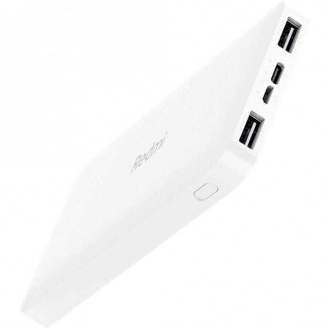 Повербанк Xiaomi Redmi Power Bank 10000 mAh Micro-USB/USB-C (PB100LZM) (2USB) White