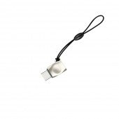 Переходник Hoco UA8 MicroUSB -> Type-C Pearl Nickel Переходник Hoco UA8 MicroUSB -> Type-C Pearl Nickel