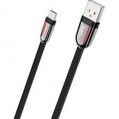 Кабель Hoco U74 Grand MicroUSB Чорний 1m Кабель Hoco U74 Grand MicroUSB Чорний 1m