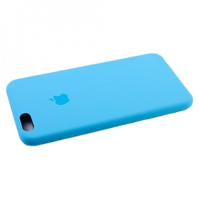 Чехол силиконовый для iPhone 6/6s Plus Светло Синий-3