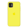 Оригинальный силиконовый чехол для iPhone 11 Желтый FULL