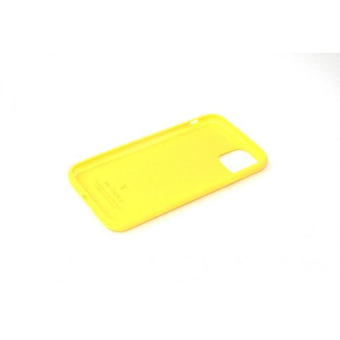 Оригінальний силіконовий чохол для iPhone 11 Жовтий FULL-4
