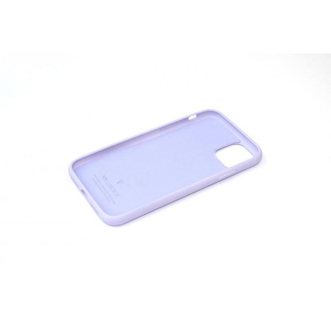 Оригінальний силіконовий чохол для iPhone 11 Ліловий FULL-3