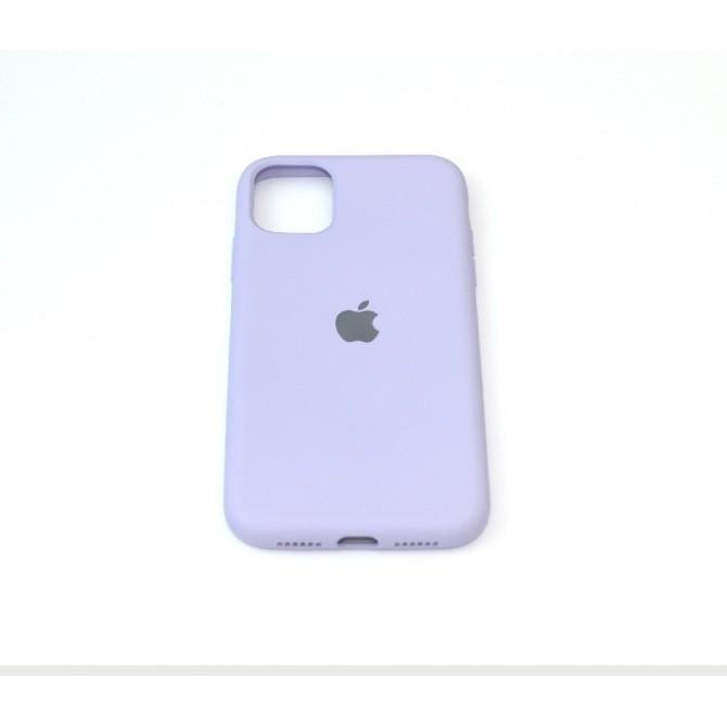 Оригінальний силіконовий чохол для iPhone 11 Ліловий FULL-4