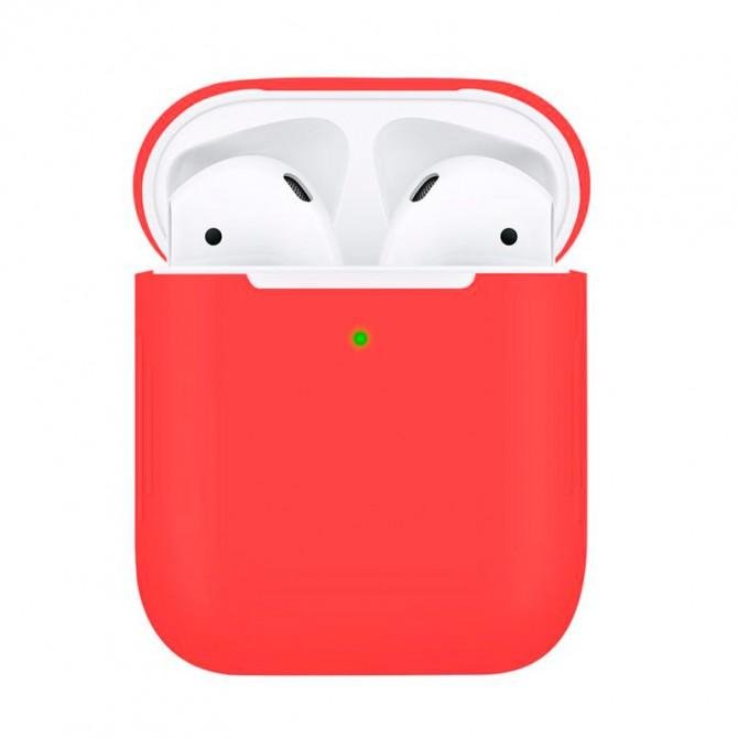 Чехол U-Like Silicone Protective Case для Airpods Red-1
