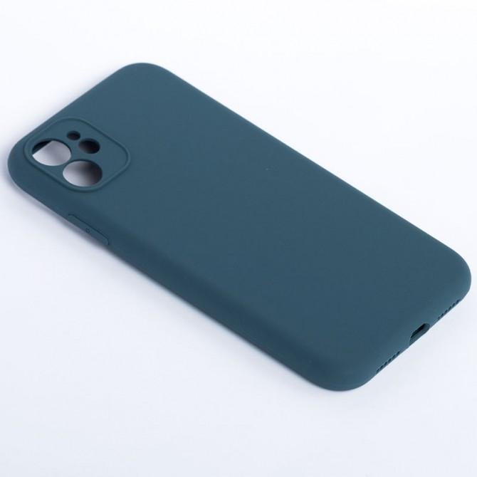 Оригінальний силіконовий чохол для iPhone 11 Індіго FULL-3