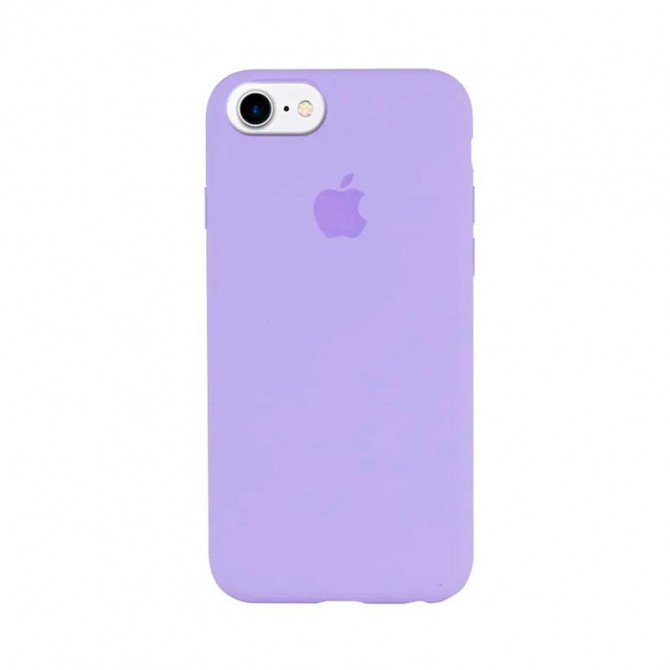 Оригінальний силіконовий чохол для iPhone 7/8 Plus Бузковий FULL