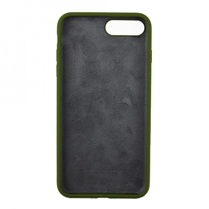 Чехол силиконовый для iPhone 7/8 Plus Хаки FULL-2