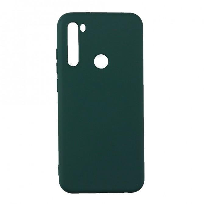 Чехол силиконовый для Xiaomi Redmi Note 8T Темно Зелений FULL-1