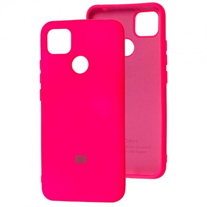 Чехол Original Soft Case Xiaomi Redmi 9c Ярко розовый FULL