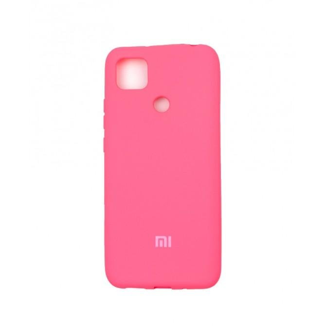 Чехол Original Soft Case Xiaomi Redmi 9c Ярко розовый FULL-2