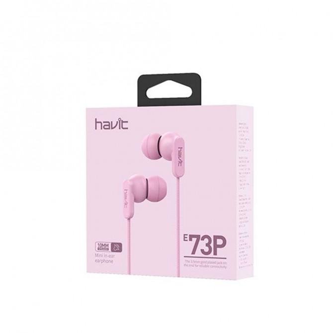 Навушники Havit HV-E73P Pink-1