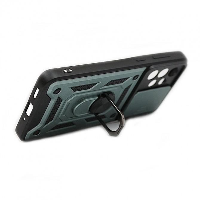 Чехол HONOR Hard Defence Series Samsung A336 Galaxy A33 5G Green (with Camshield and magnet)-2