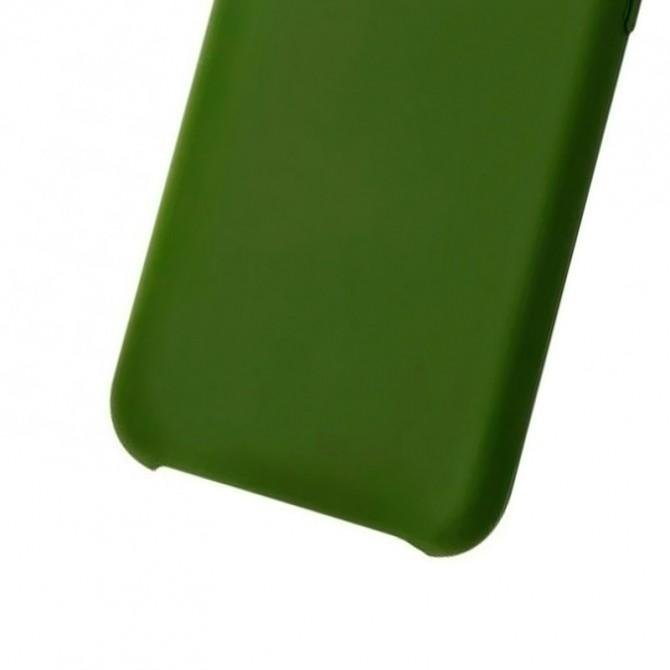 Оригинальный силиконовый чехол для iPhone X/Xs Хаки-2