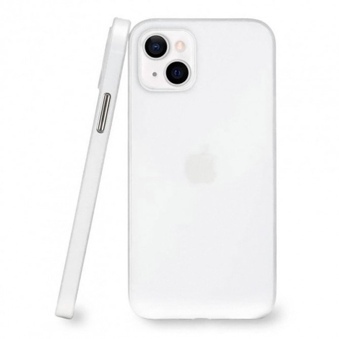 Оригинальный силиконовый чехол для iPhone 13 mini Белый FULL-3