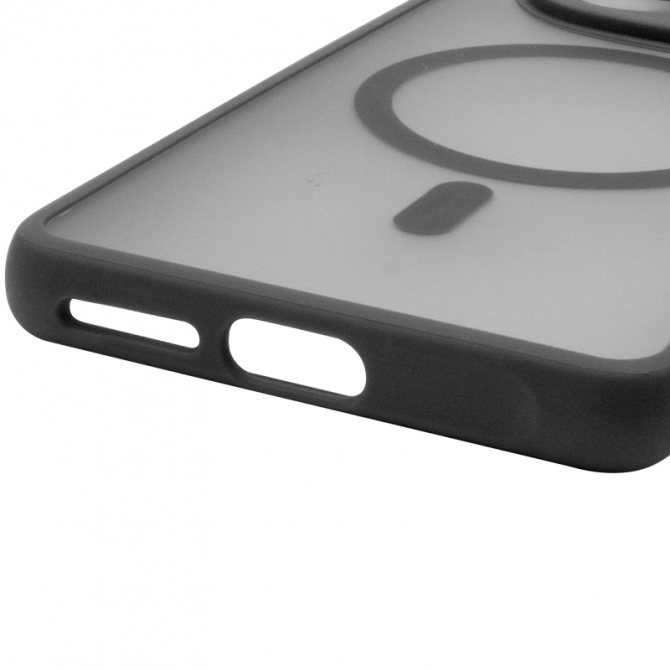 Чохол TPU+PC Lyon Frosted series with Magsafe Xiaomi Redmi Note 15 Pro 4G Black-3