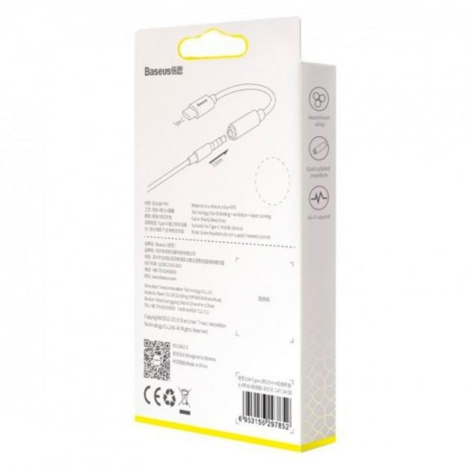 Адаптер Baseus L54 Type-C Male to 3.5mm Female (CATL54-01) Grey-3