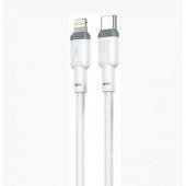 Кабель XO NB208A PD Type-C to Lightning Liquid Silicone 20W 1m White