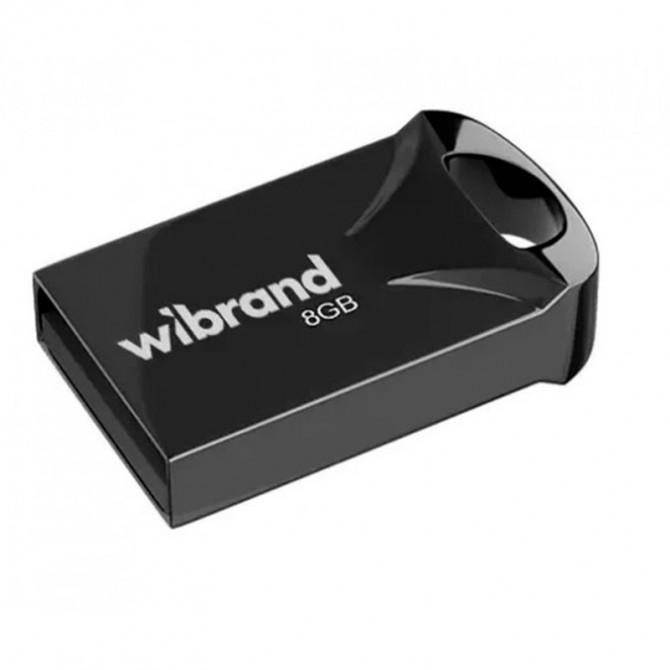 Флеш-накопитель Wibrand USB 2.0 8Gb Hawk Черный