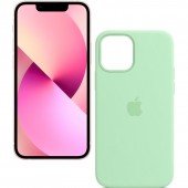 Оригінальний силіконовий чохол для iPhone 13 Фісташковий FULL Оригінальний силіконовий чохол для iPhone 13 Фісташковий FULL