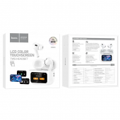 Наушники Bluetooth Headset Hoco EW72 Lite TWS with display ANC White