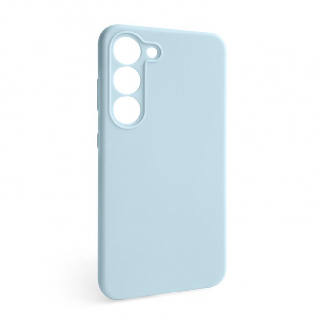 Чехол Original Soft Case Samsung A245 Galaxy A24 Голубой FULL