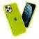 Чехол-накладка силиконовый Clear Neon для Apple iPhone 12/12 Pro Желтый