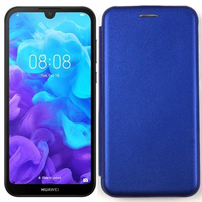 Чехол книжка U-Like Best для Huawei Y5 2019 Blue