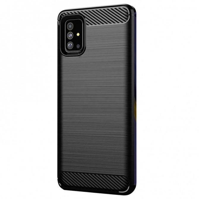 Чехол iPaky Slim Series для Samsung A715 Galaxy A71 Чёрный-1