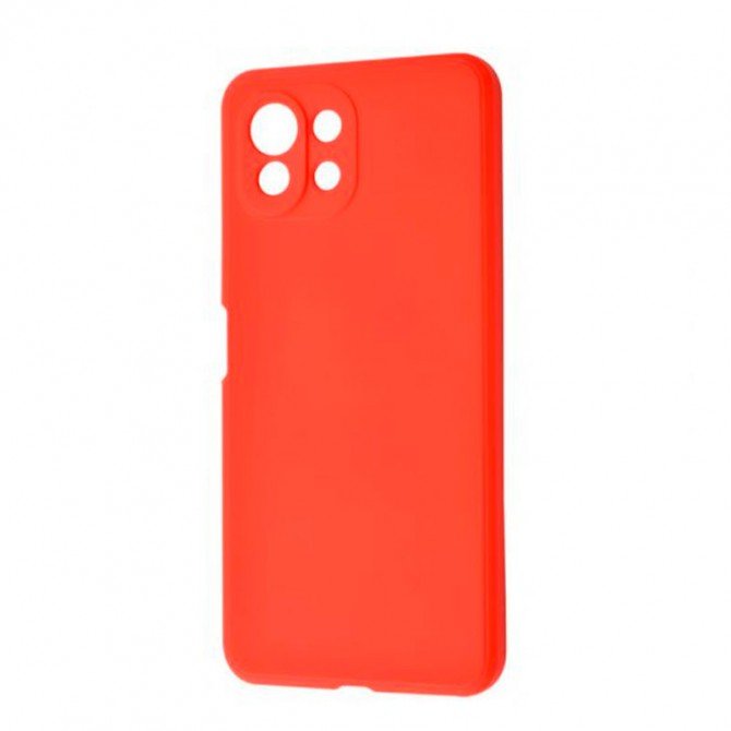 Чехол Original Soft Case Xiaomi Mi 11 Lite Красный FULL-1