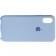 Оригинальный силиконовый чехол для iPhone Xs Max Небесно Синий