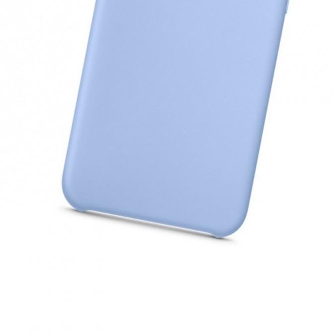 Оригинальный силиконовый чехол для iPhone Xs Max Небесно Синий-3