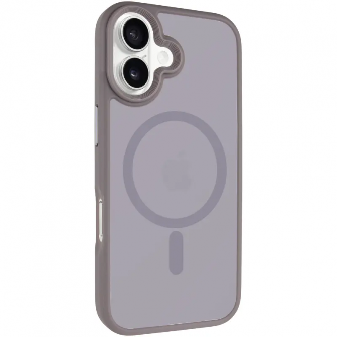 Чохол Matt Magnetic Fit для iPhone 17 Сірий-1