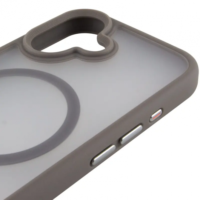 Чохол Matt Magnetic Fit для iPhone 17 Сірий-3