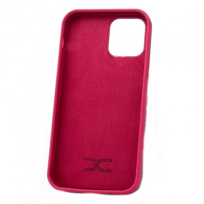 Накладка U-Like Soft для iPhone 14 Pro Max (6.7") Тризуб Малиновый-1