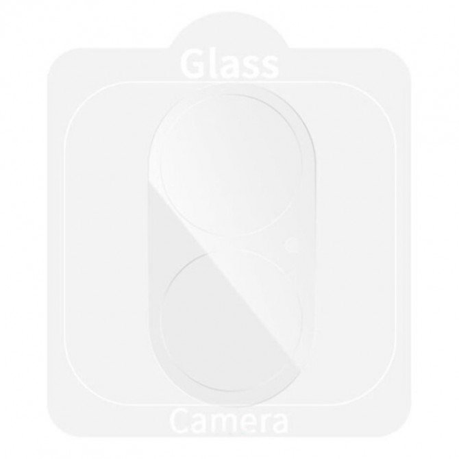 Захисне скло на камеру Full Block (тех.пак) для Apple iPhone 17 (6.3") Прозорий