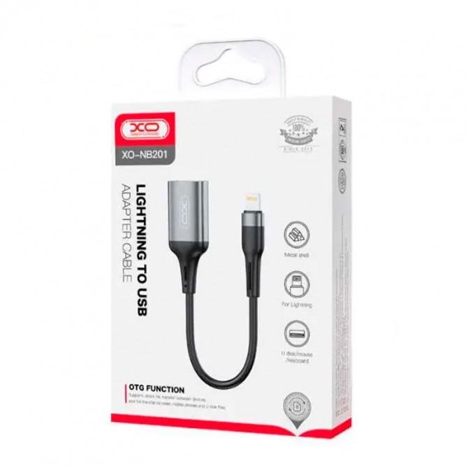 Перехідник XO OTG NB201 Lightning to USB-1
