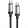 Кабель Hoco X117 Star Type-C to Type-C 60W Black 1m